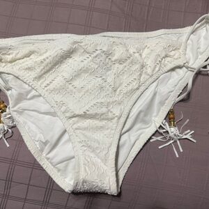 Stylish white swim wear bottom size 14 ready for the summer